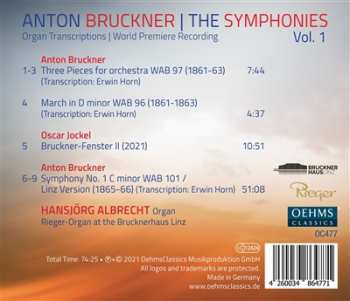 CD Anton Bruckner: Symphony No. 1 In C Minor 441713