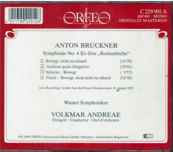 CD Anton Bruckner: Bruckner. SYmphonie No$ Es-Dur 429221