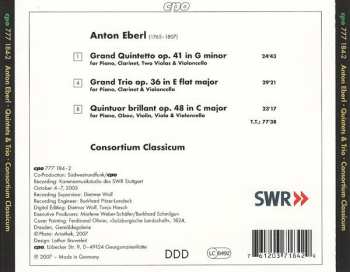 CD Anton Eberl: Quintets Opp. 41 & 48, Grand Trio Op. 36 121321