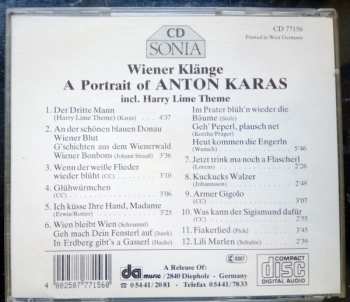 CD Anton Karas: Wiener Klange - A Portrait Of Anton Karas 641511