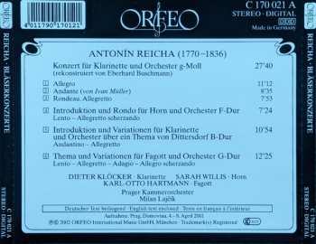 CD Anton Reicha: Bläserkonzerte 374217