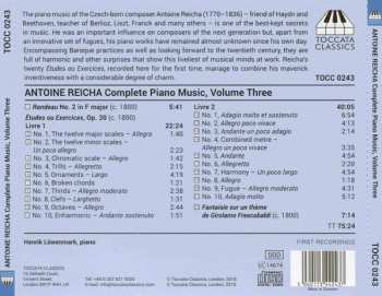 CD Anton Reicha: Complete Piano Music, Volume Three 316476