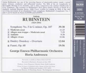 CD Anton Rubinstein: Symphony No. 5 • Dmitry Donskoy - Overture • Faust 639141