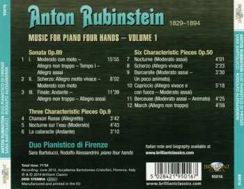 CD Anton Rubinstein: Music For Piano Four Hands Vol. 1 155625