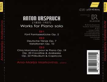 3CD Anton Urspruch: Complete Piano Works 183055