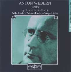 CD Anton Webern: Lieder 627339