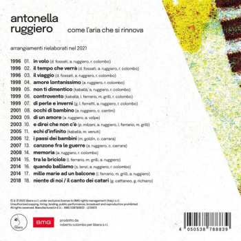 CD Antonella Ruggiero: Come L'Aria Che Si Rinnova 626766