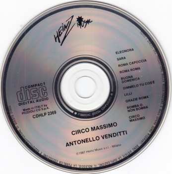 CD Antonello Venditti: Circo Massimo 410394