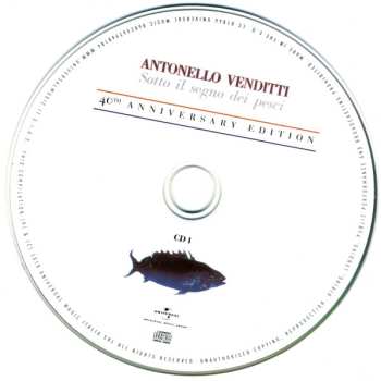 2CD Antonello Venditti: Sotto Il Segno Dei Pesci 590035