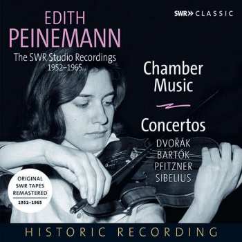 Antonín Dvořák: Edith Peinemann - The Swr Studio Recordings 1952-1965