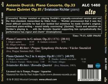 CD Antonín Dvořák: Piano Concerto / Piano Quintet Op.81 560937