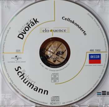 CD Antonín Dvořák: Dvořák Schumann - Cellokonzerte 649666