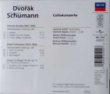 CD Antonín Dvořák: Dvořák Schumann - Cellokonzerte 649666