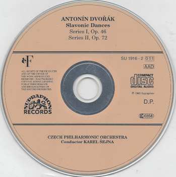 CD Antonín Dvořák: Slavonic Dances 50740