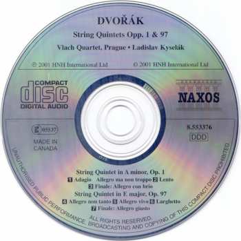 CD Antonín Dvořák: String Quintets Opp. 1 & 97 120635