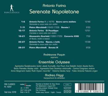 CD Antonio Farina: Serenate Napoletana 601617