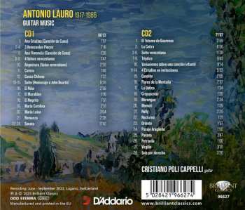 2CD Antonio Lauro: Guitar Music 582584