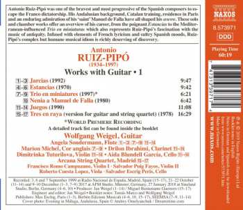 CD Antonio Ruiz Pipó: Works With Guitar • 1 322700