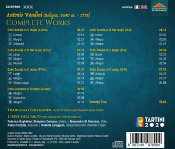 CD Antonio Vandini: Complete Works 561813