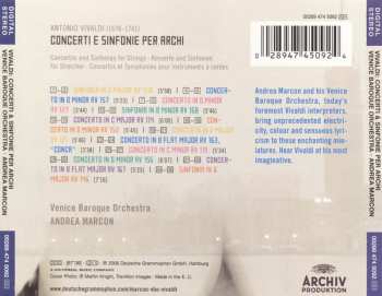 CD Antonio Vivaldi: Concerti & Sinfonie Per Archi 7767