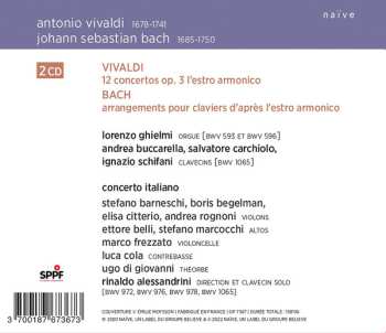 2CD Antonio Vivaldi: Vivaldi: 12 Concertos, Op. 3 “L’estro Armonico” / Bach: Keyboards Arrangements 564241