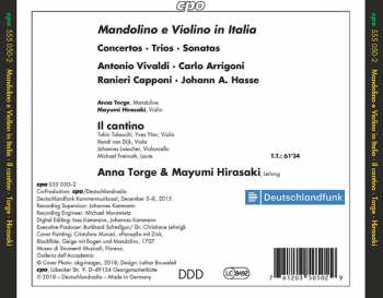 CD Antonio Vivaldi: Mandolino E Violino In Italia: Concertos • Sonatas • Trios 122901