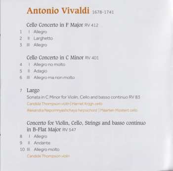 CD Antonio Vivaldi: Vivaldi 180667