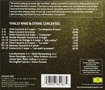 CD Antonio Vivaldi: Wind & String Concertos "La Tempesta Di Mare" • "La Notte" • L'Amoroso" • "Alla Rustica" 235164