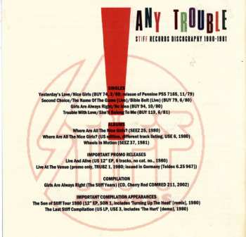 3CD Any Trouble: The Complete Stiff Recordings 1980-1981 300861