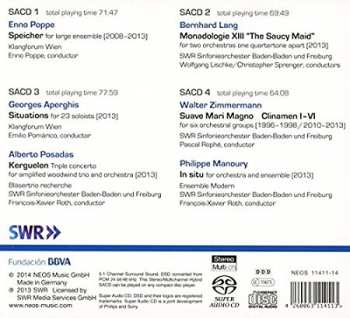 4SACD Bernhard Lang: Donaueschinger Musiktage 2013 650454