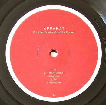 LP Apparat: Krieg Und Frieden (Music For Theatre) 441686