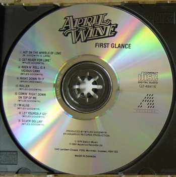 CD April Wine: First Glance 625341