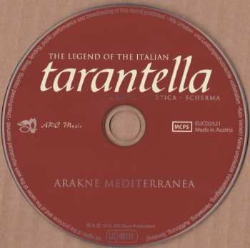 CD Arakne Mediterranea: The Legend Of The Italian Tarantella (Taranta · Pizzica · Scherma) 553305