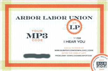 2LP Arbor Labor Union: I Hear You 470816