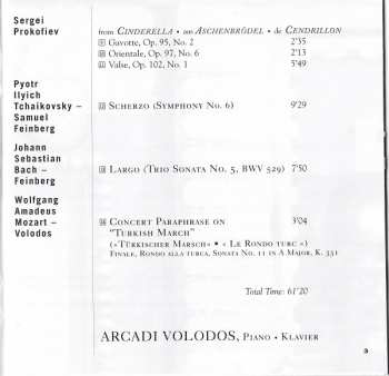 CD Arcadi Volodos: Piano Transcriptions 122822