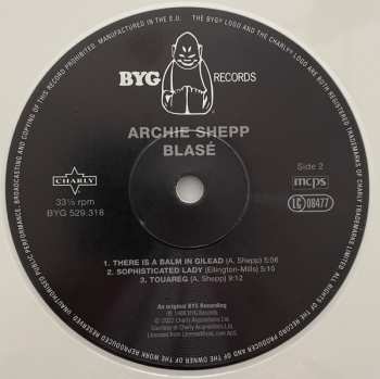 LP Archie Shepp: Blasé LTD | CLR 449013