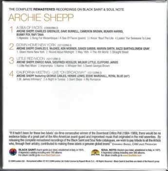 4CD/Box Set Archie Shepp: The Complete Remastered Recordings On Black Saint & Soul Note 558384