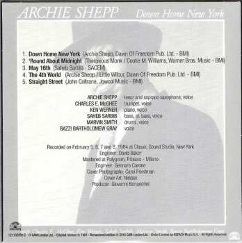 4CD/Box Set Archie Shepp: The Complete Remastered Recordings On Black Saint & Soul Note 558384