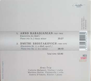 CD Ares Trio: Babadjanian Piano Trio / Shostakovitch Piano trio No. 2 588007