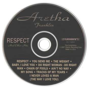 CD Aretha Franklin: Respect And Other Hits 612360