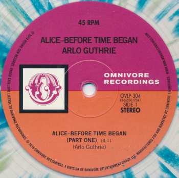 LP Arlo Guthrie: Alice-Before Time Began  LTD | CLR 320150