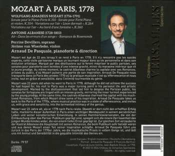 CD Arnaud De Pasquale: Mozart À Paris 1778 617048