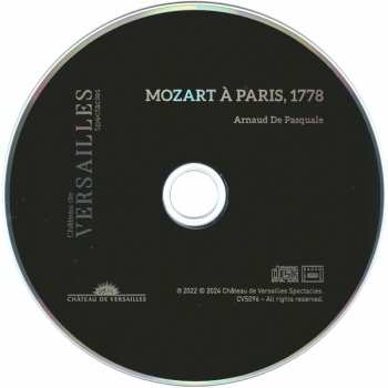 CD Arnaud De Pasquale: Mozart À Paris 1778 617048