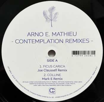 2LP Arno E. Mathieu: Contemplation Remixes 567521