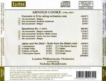 CD The London Philharmonic Orchestra: Concerto In D / Jabez And The Devil / Symphony No. 1 343396