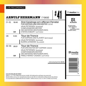 CD Symphonie-Orchester Des Bayerischen Rundfunks: Drei Gesänge Am Offenen Fenster; Tour De Trance 586674