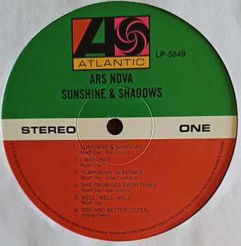 LP Ars Nova: Sunshine & Shadows 558921