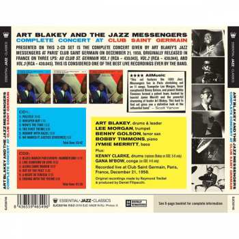 2CD Art Blakey & The Jazz Messengers: Complete Concert At Club Saint Germain 154252