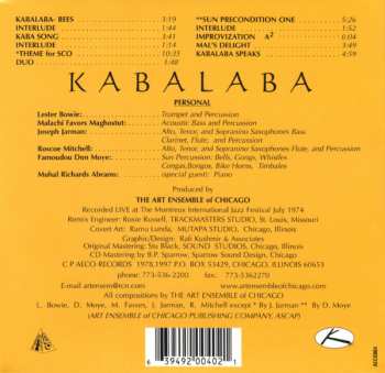 CD The Art Ensemble Of Chicago: Kabalaba (Live At Montreux Jazz Festival) 630033