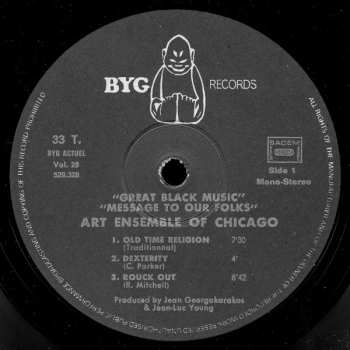 LP The Art Ensemble Of Chicago: Message To Our Folks 592605